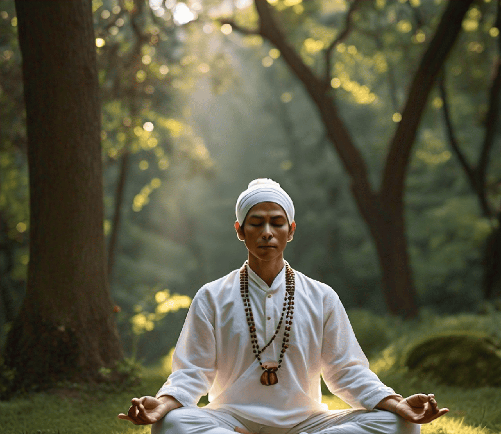 Showcasing the importance of connecting with nature and the elements during Kundalini yoga practice